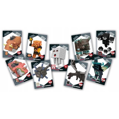 Megazestaw startowy Panini Minecraft Challenges | Karty